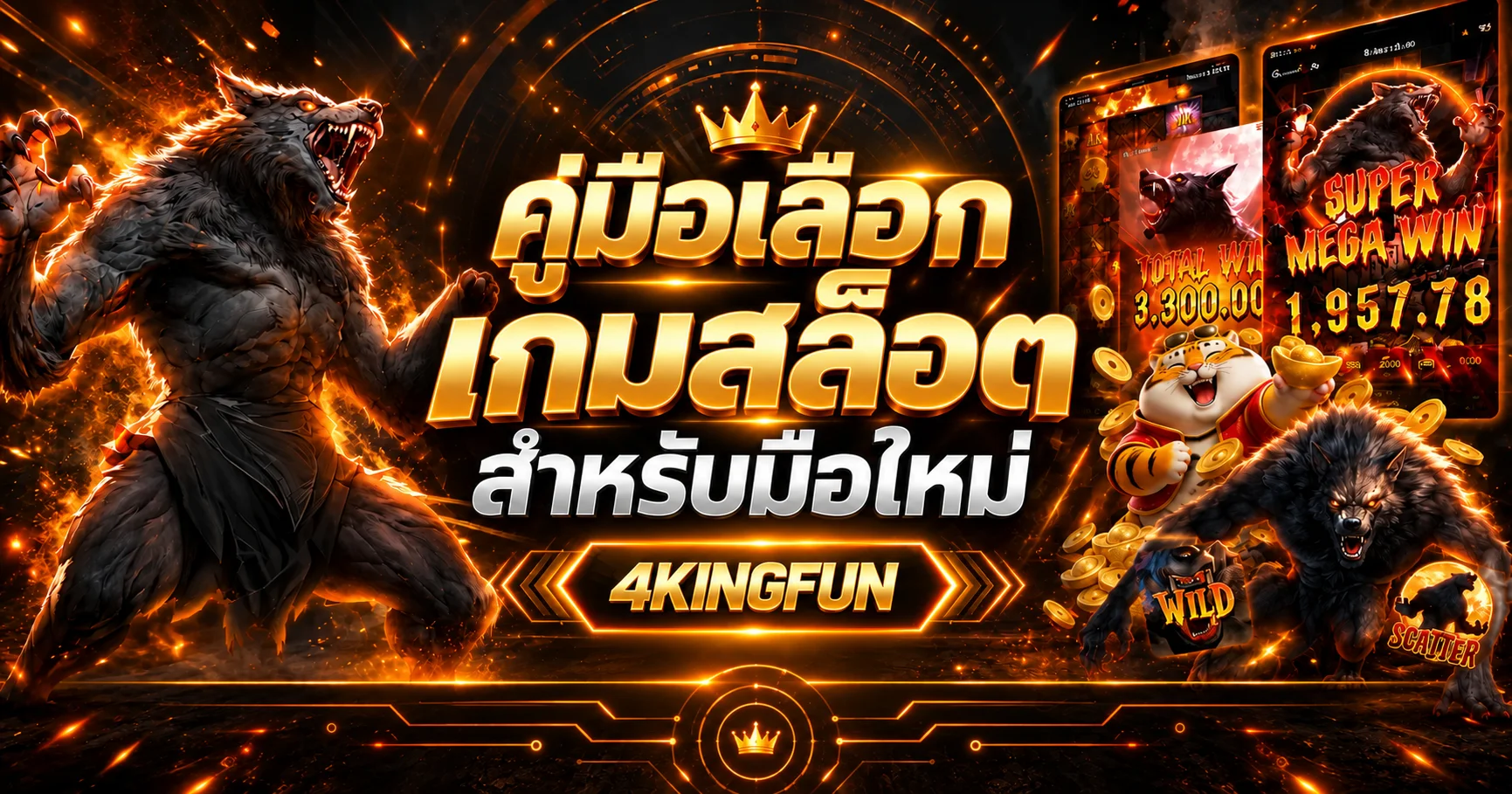 4KINGFUN คู่มือเลือกเกมสล็อตสำหรับมือใหม่